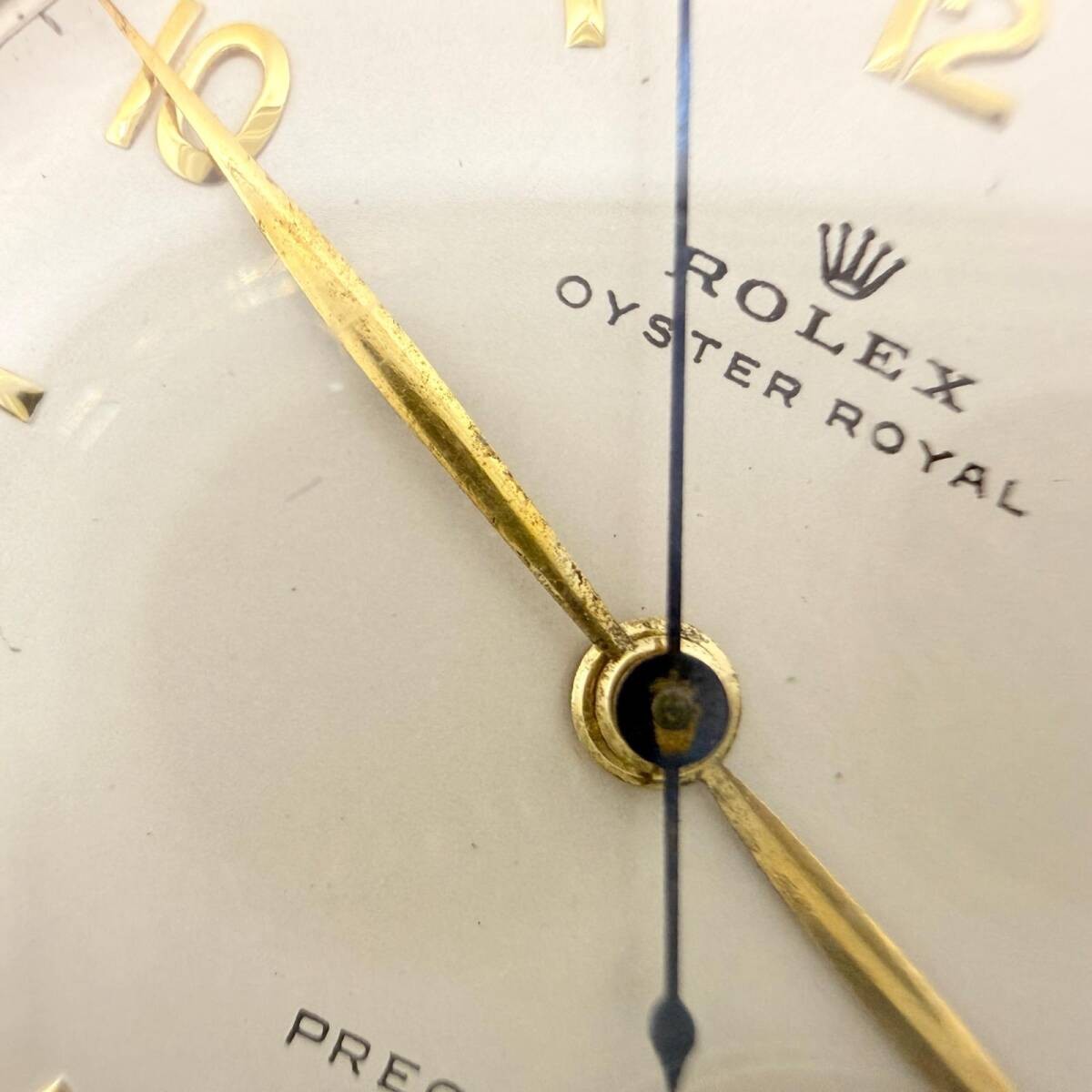 ROLEX Watch Precision Oyster Royal Silver Gold Manual Winding Unisex Working