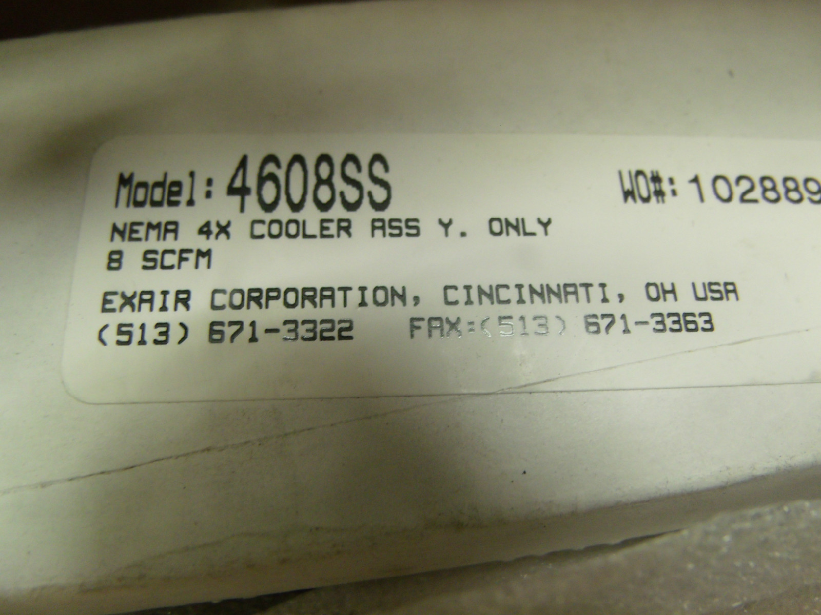 Wexair 4608SS cooler w/ thermostat 9107 complete kit NEW instructions and all