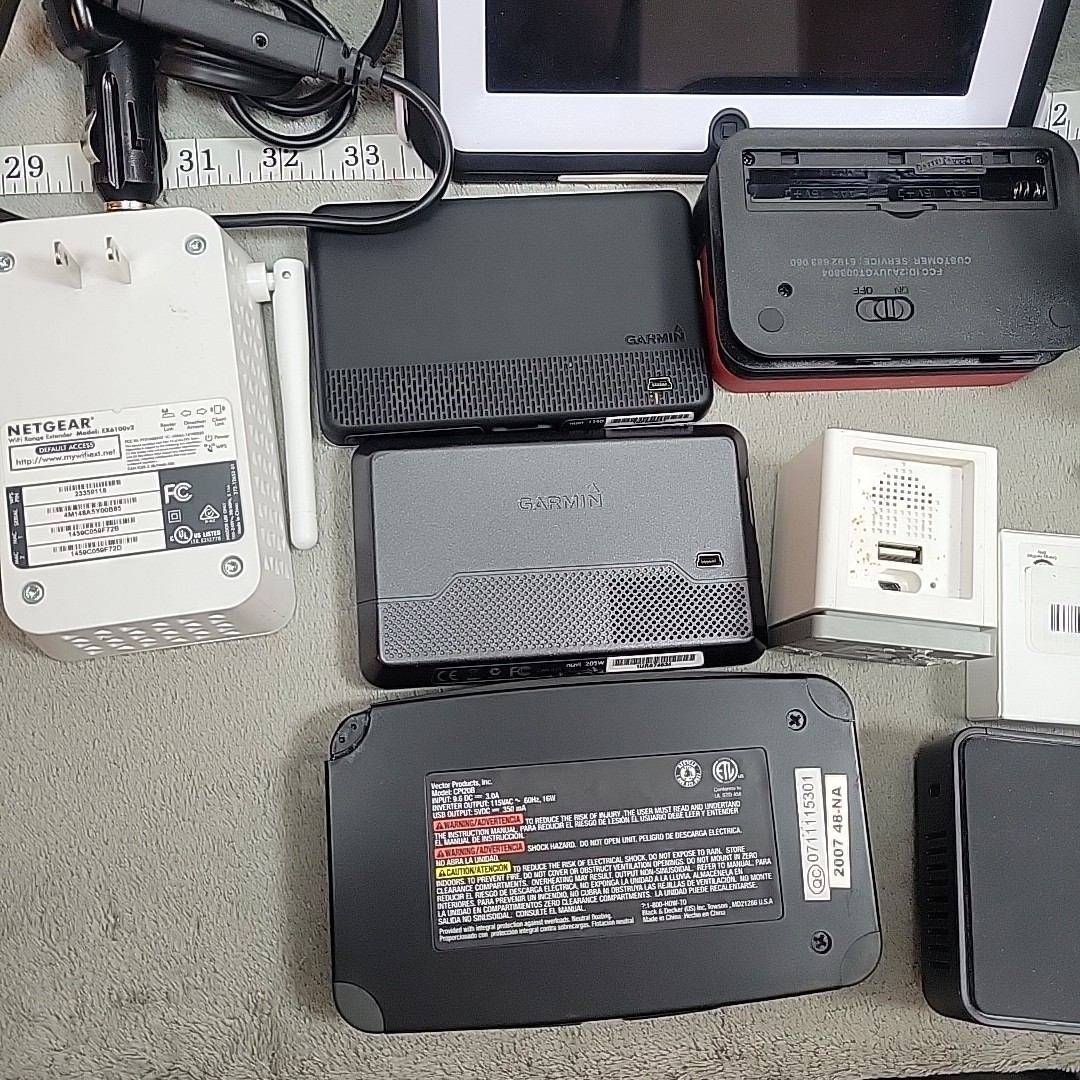 Lot Electronics Apple Pencil iPad Garmin Nuvi Netgear Panasonic Camcorder PARTS