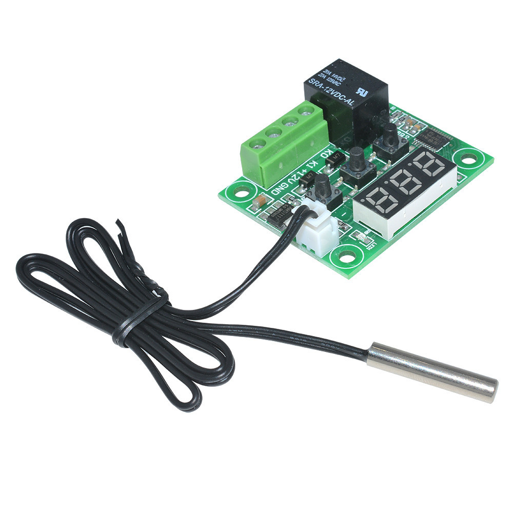 DC 12V W1209 Digital Blue LED Thermostat Temperature Control Switch Sensor
