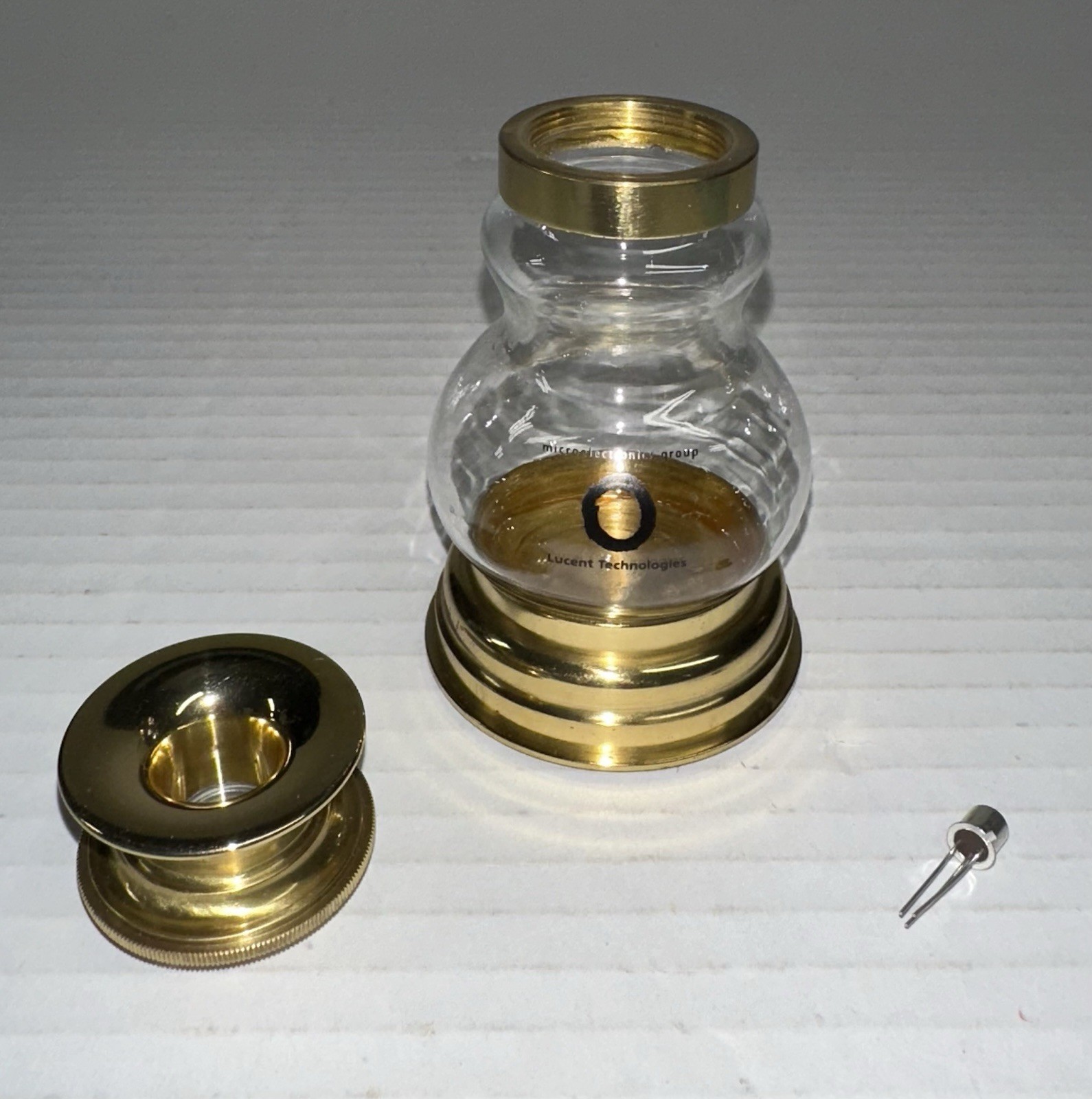 50 Years Microelectronics Group Lucent Technologies Viewing Jar Transistors