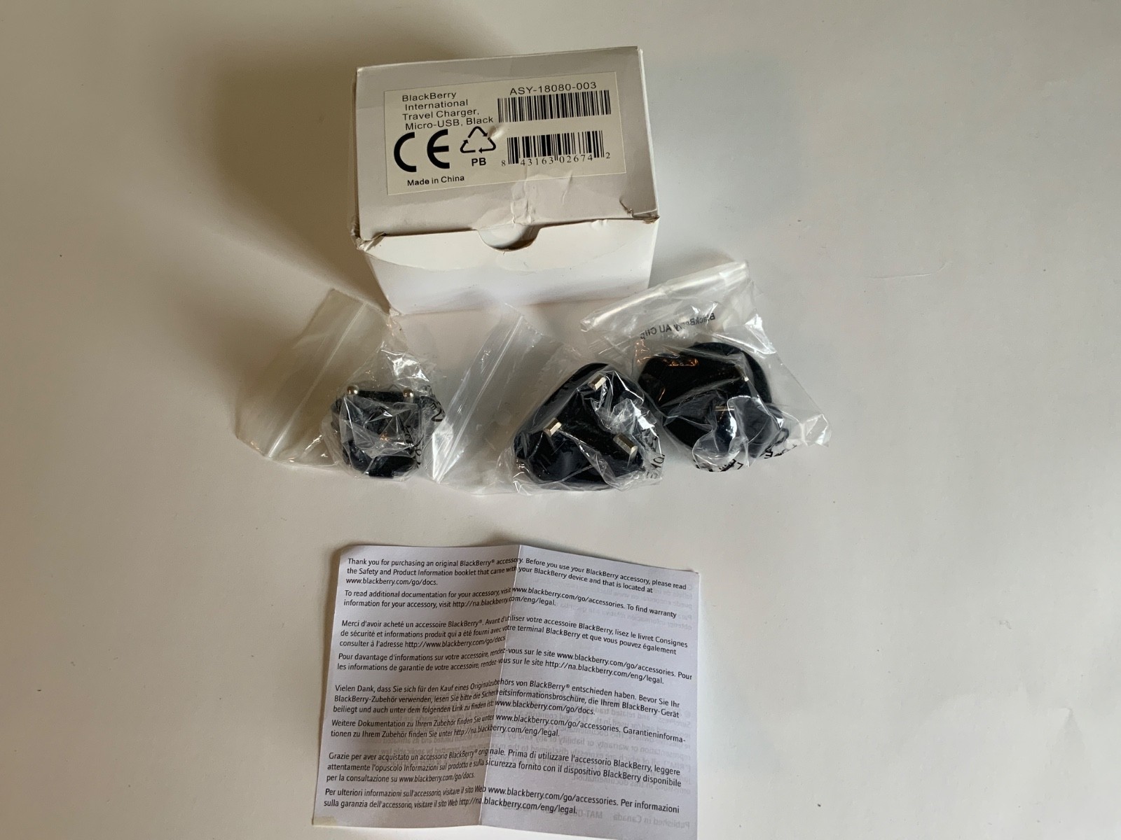 Mixed Lot of 11 Small Electronics and Cables- Untested – Belkin, Blackberry, etc