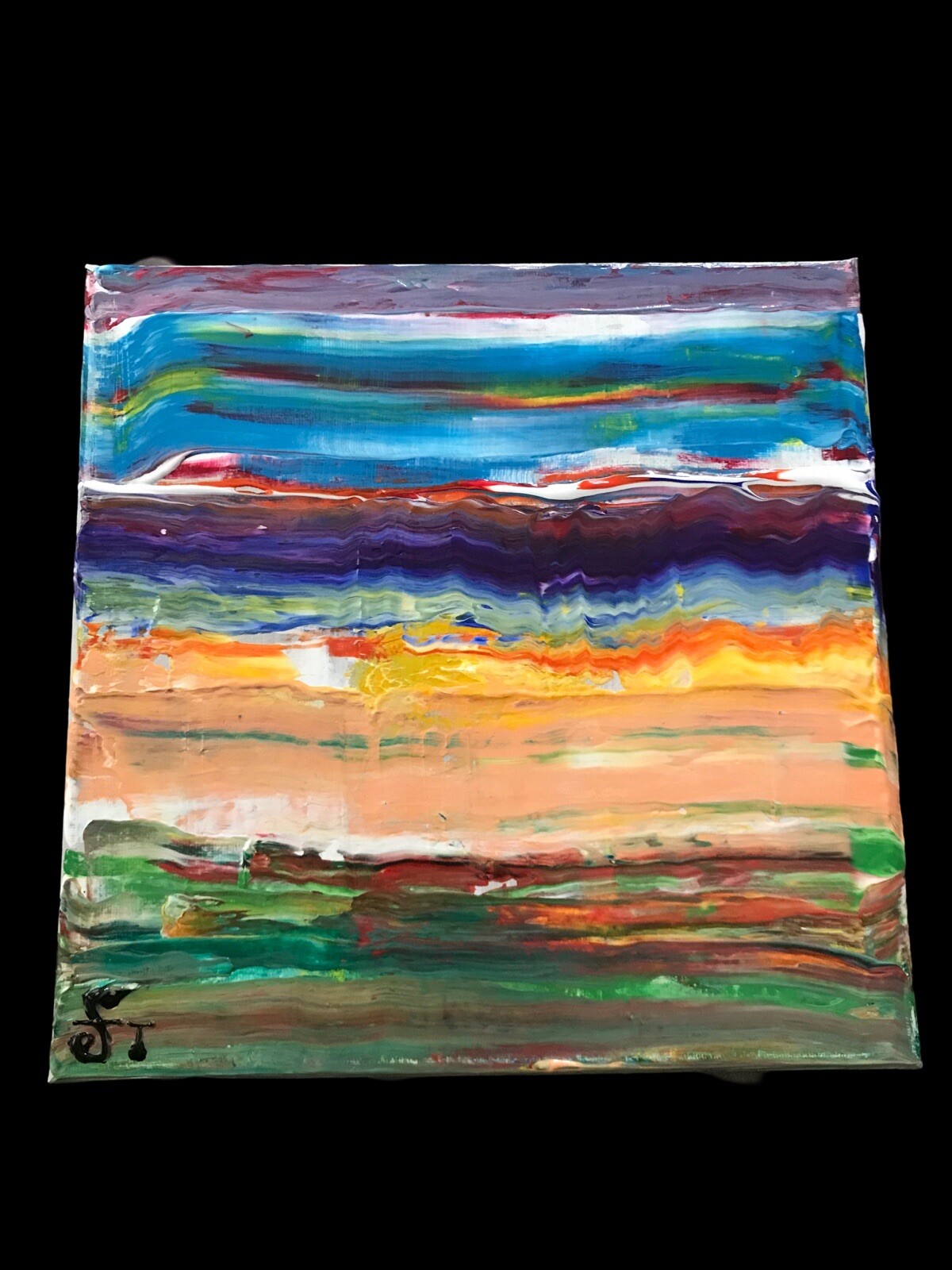 Christmas Gift 25 NEW MYSTERY Oil Painting￼ box LUCKEY BOX Signed 2024￼ 10 x 10