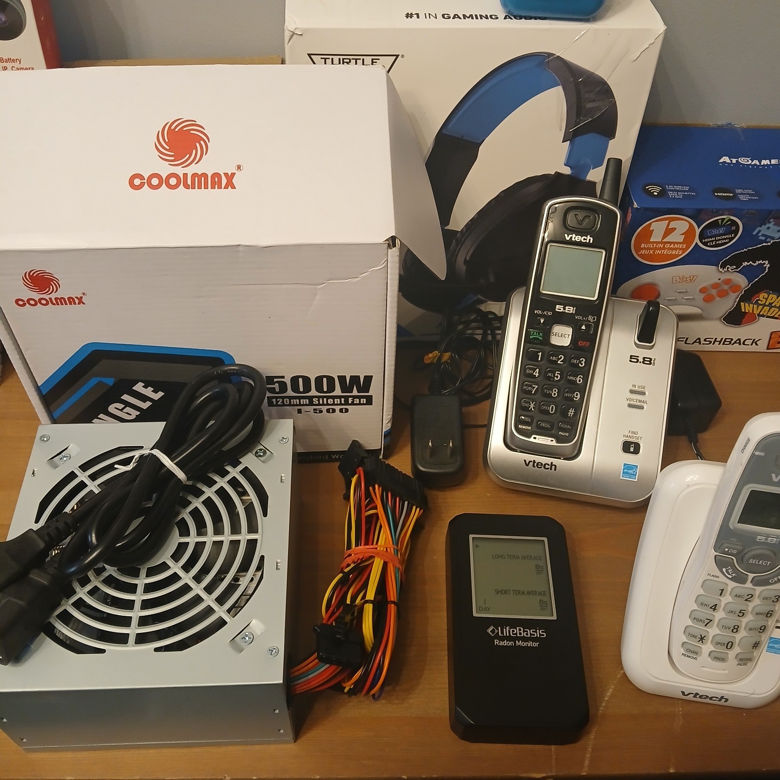 Lot of 19 Mixed Electronics Tested & Untested – TP-Link, Logitech, Smart Lock +