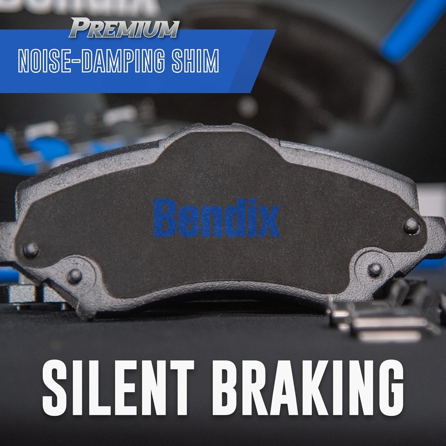 Bendix Premium SBC1665 Ceramic Rear Brake Pads for Ford Fusion 2016-2013, Lincol
