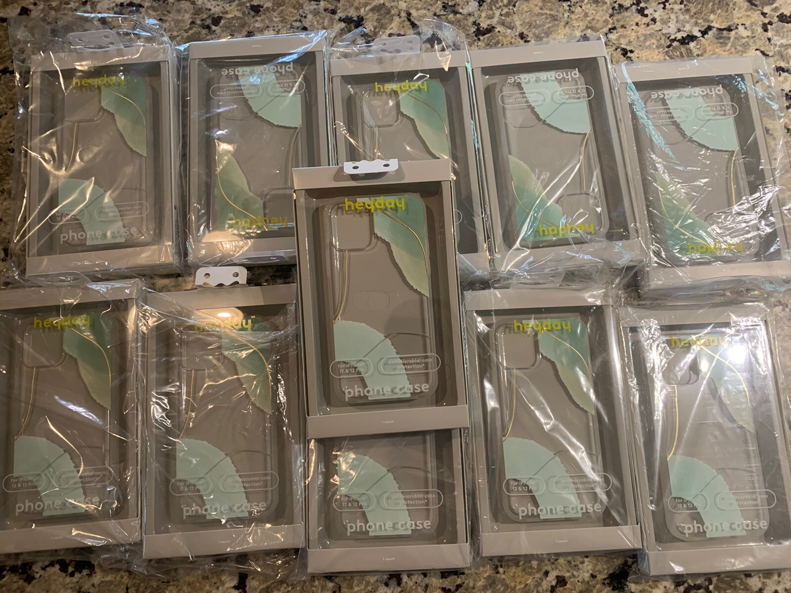 reseller lot iPhone 12 / iPhone 12 PRO Antimicrobial Hard shell Phone Cases