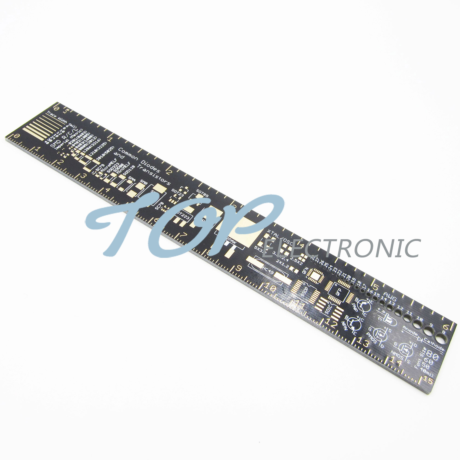 NEW Duinopeak PCB Ruler v2 – 6″ for Electronic Geeks/Engineers/Makers/Arduino