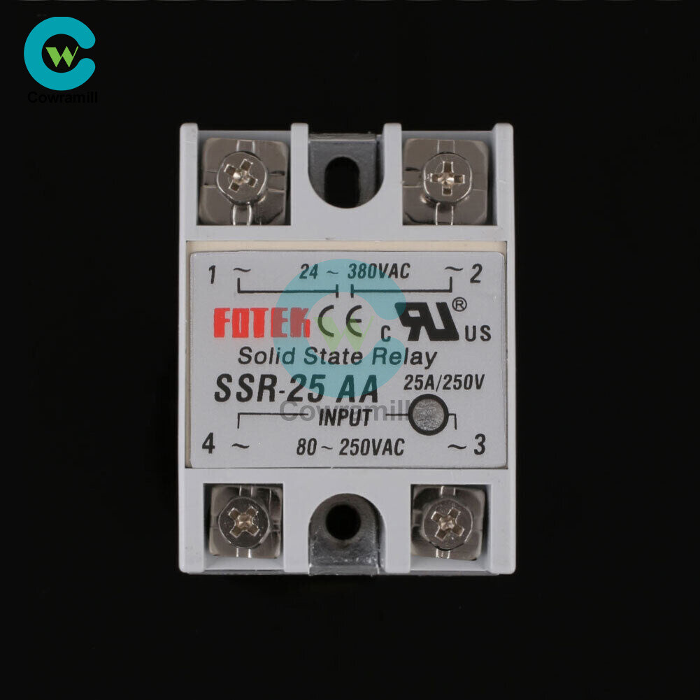 SSR-25AA AC-AC 25A 80-250VAC 24-380VAC FOTEK Soild State Relay Module