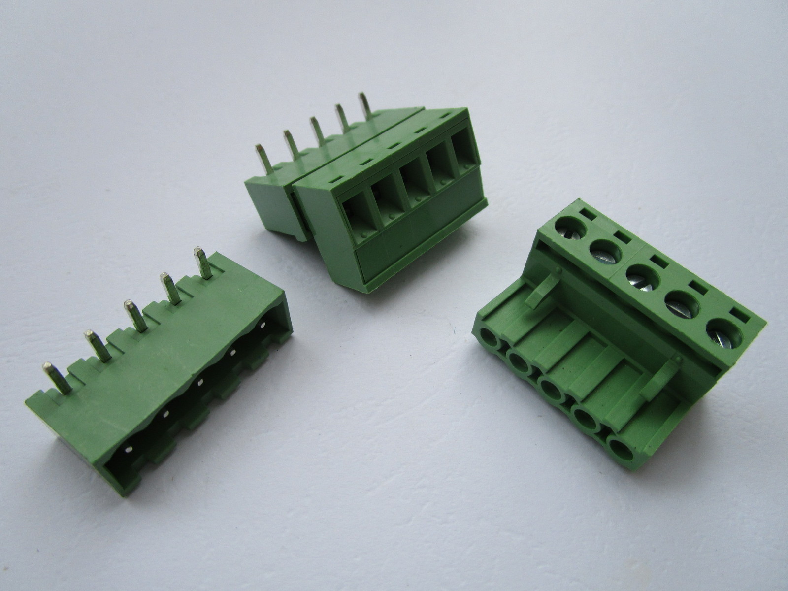 30 pcs Close Angle 5pin 5.08mm Screw Terminal Block Connector Pluggbale Type New