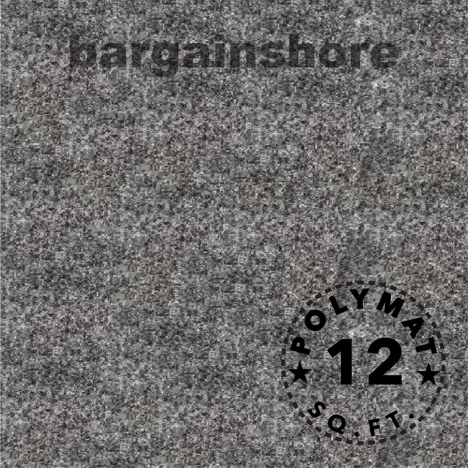 3ft long x 48″ wide Charcoal CHR33 Polymat Series 25 Latex Backed Carpet