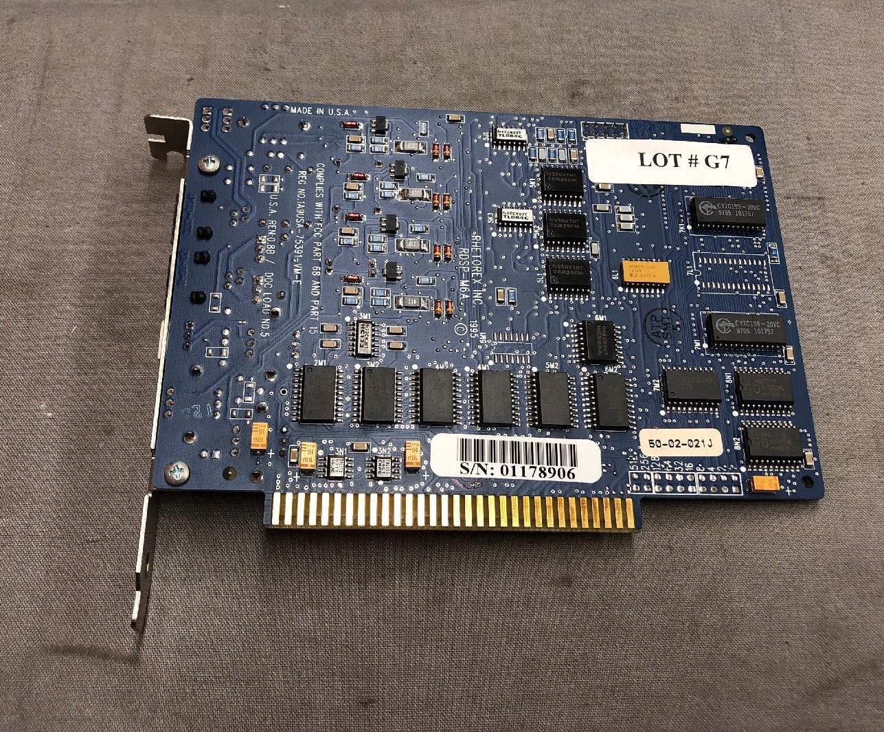 Rhetorex RDSP-M6A 2 Port ISA Voicemail Card 50-02-021J