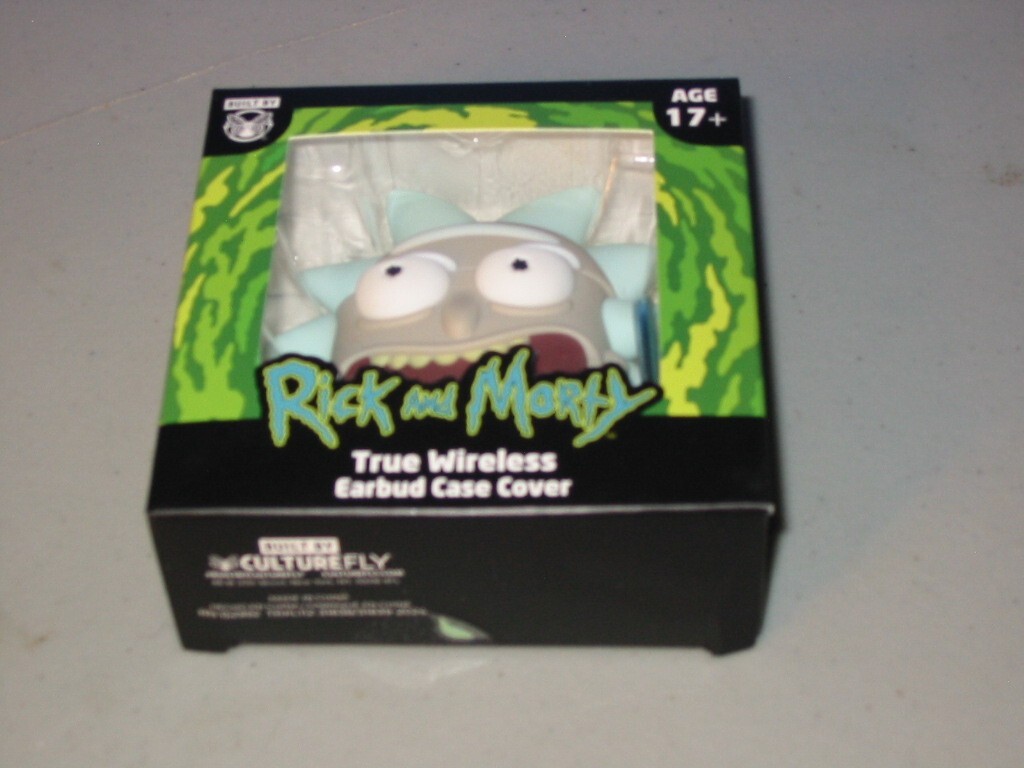 Rick And Morty True Wireless Earbud Case Holder Apple Air Pod Case New