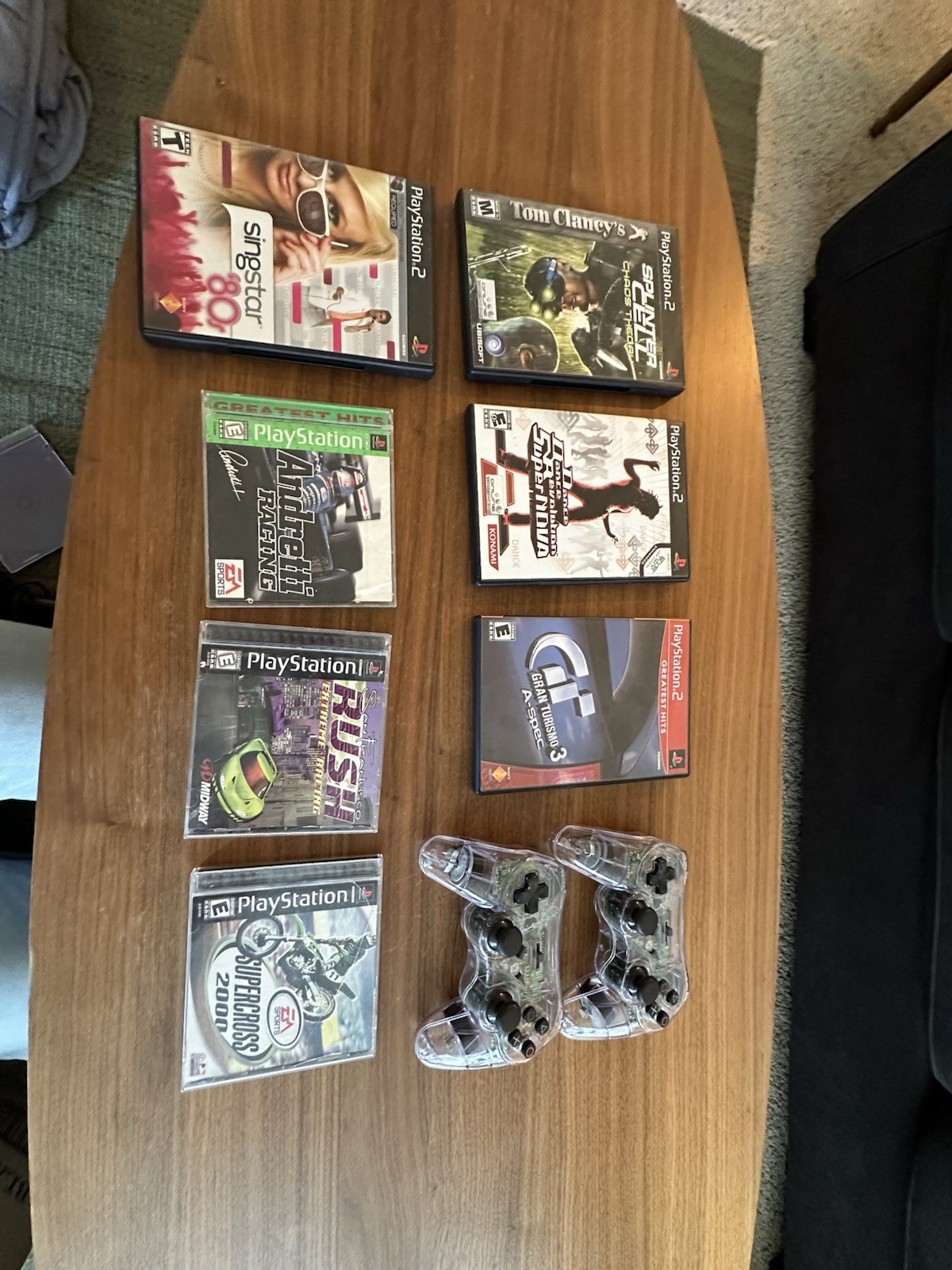 Sony PlayStation Mixed Lot – Controllers, Memory Card, Microphones, Cables