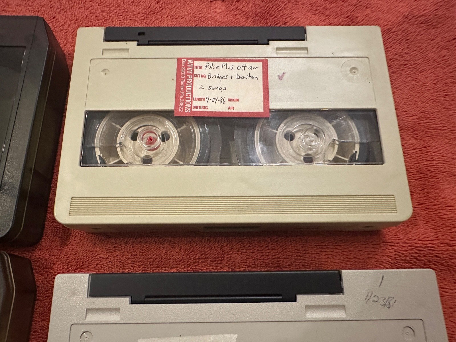 6x AS-IS Lot Vintage U-Matic Tapes – History of Rock, Tom Petty, Queen, Etc