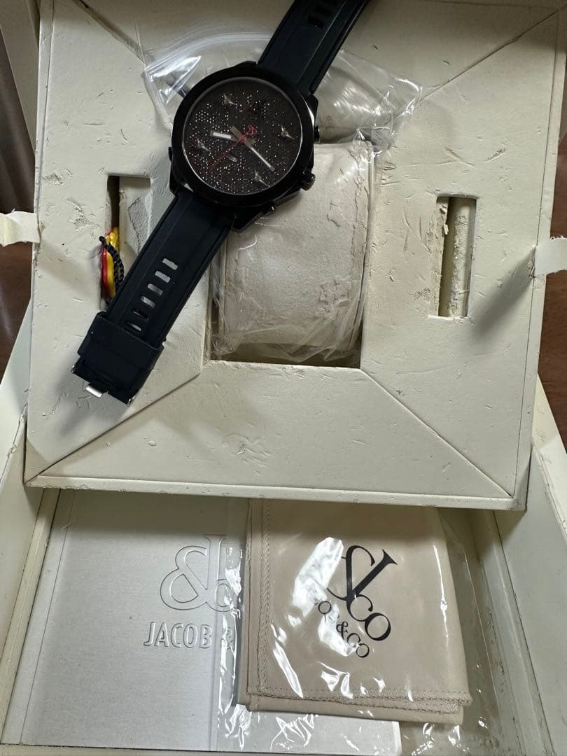 Jacob & Co Wristwatch 47mm Black Diamond men 47mm Quartz battery-powered