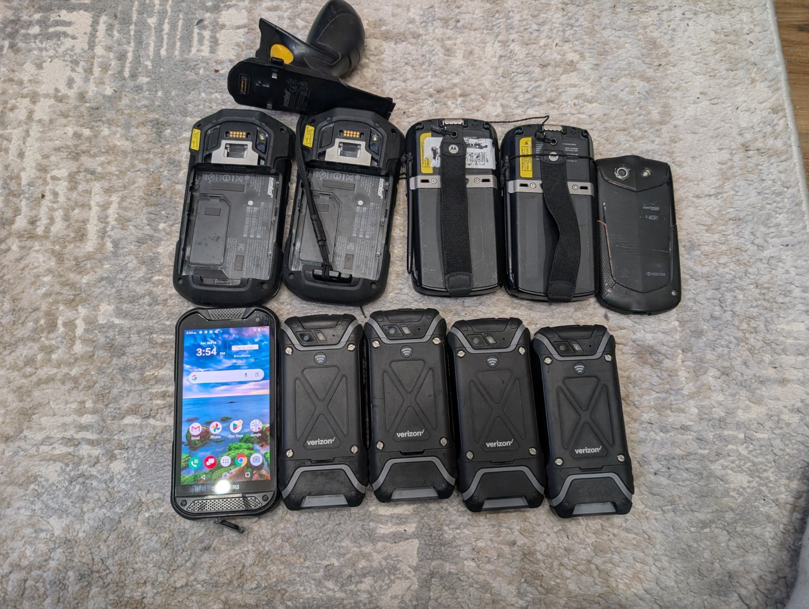 Lot Of 10 Mobile Device |4 Sonim XP5|2 Motorola MC55A0|2 Symbol TC700H|2 Kyocera