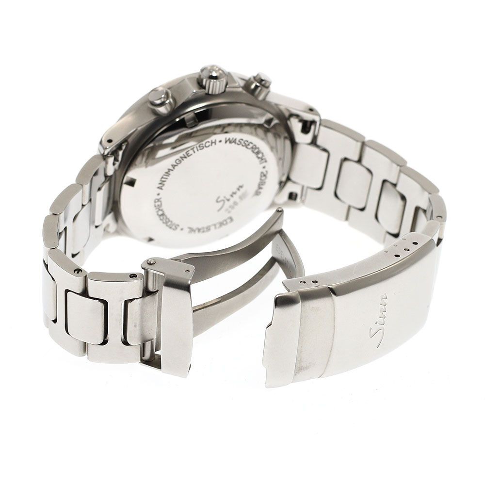 Sinn Watch 256.ST Chronograph Day-Date Automatic Stainless Men’s w/3 Extra Links