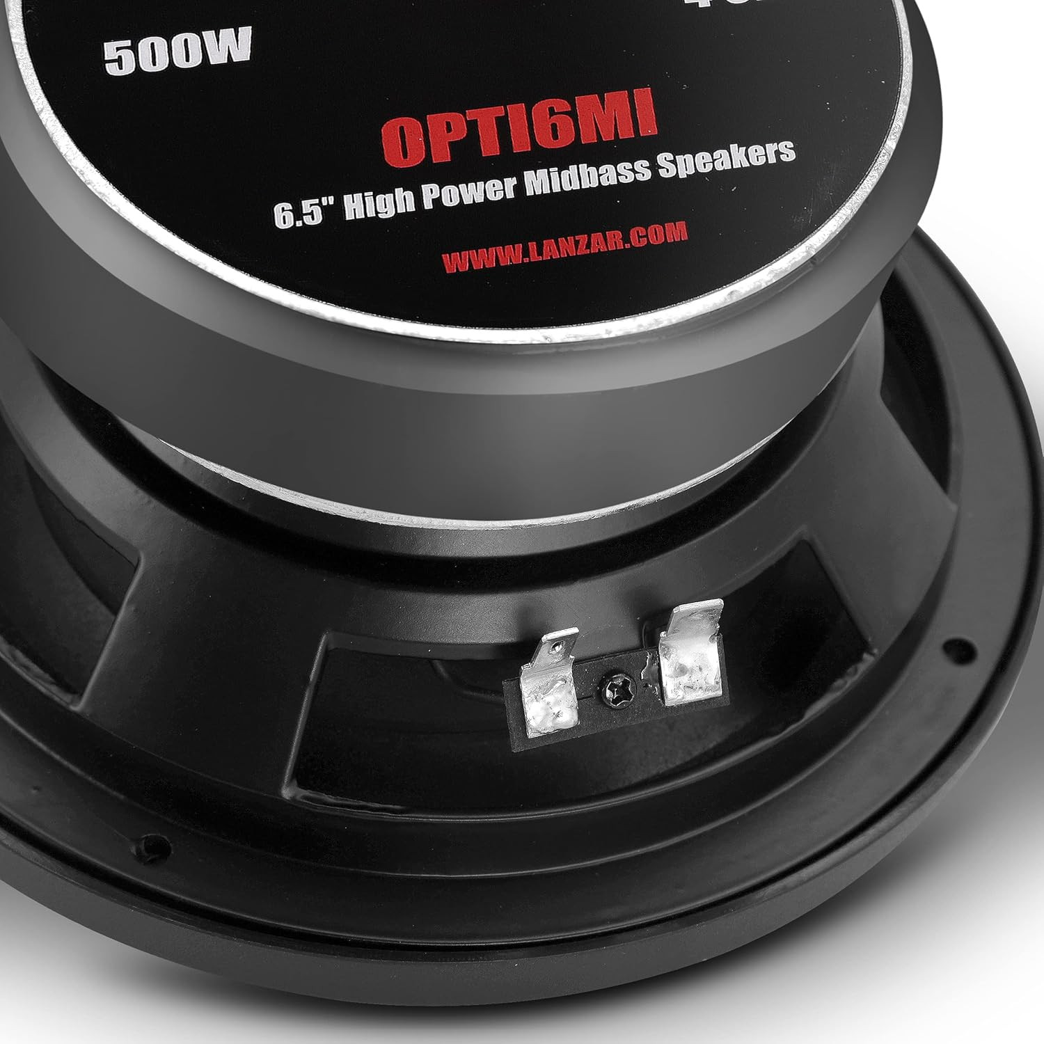Upgraded Opti Pro 6.5” High Power Midbass – Powerful 500 Watt Peak 105Hz – 12 Kh