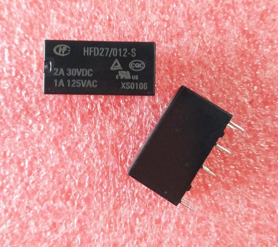 20PCS ORIGINAL 8pins 12VDC JRC-27F-012-S HFD27/012-S HFD27-012-S Relay