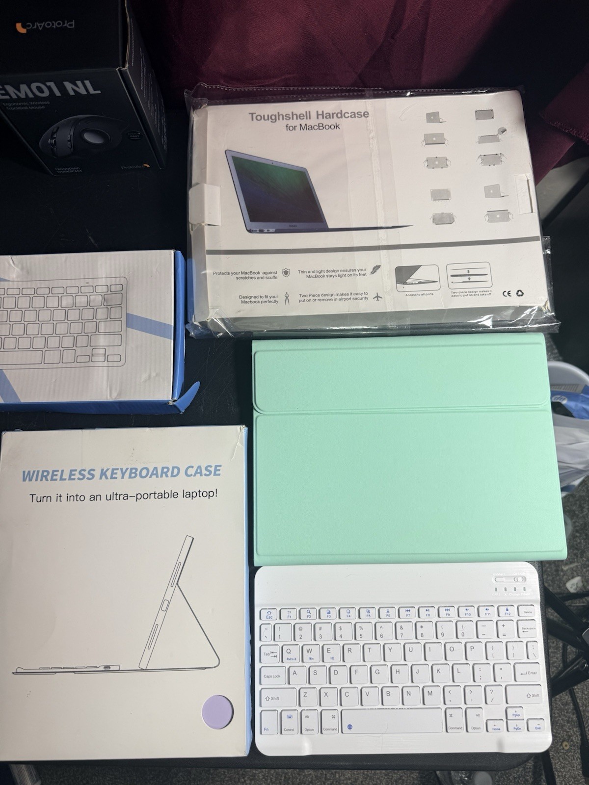 New Electronics Lot iPad Cases ProtoArc Mouse Keyboard MacBook Accessories NIB