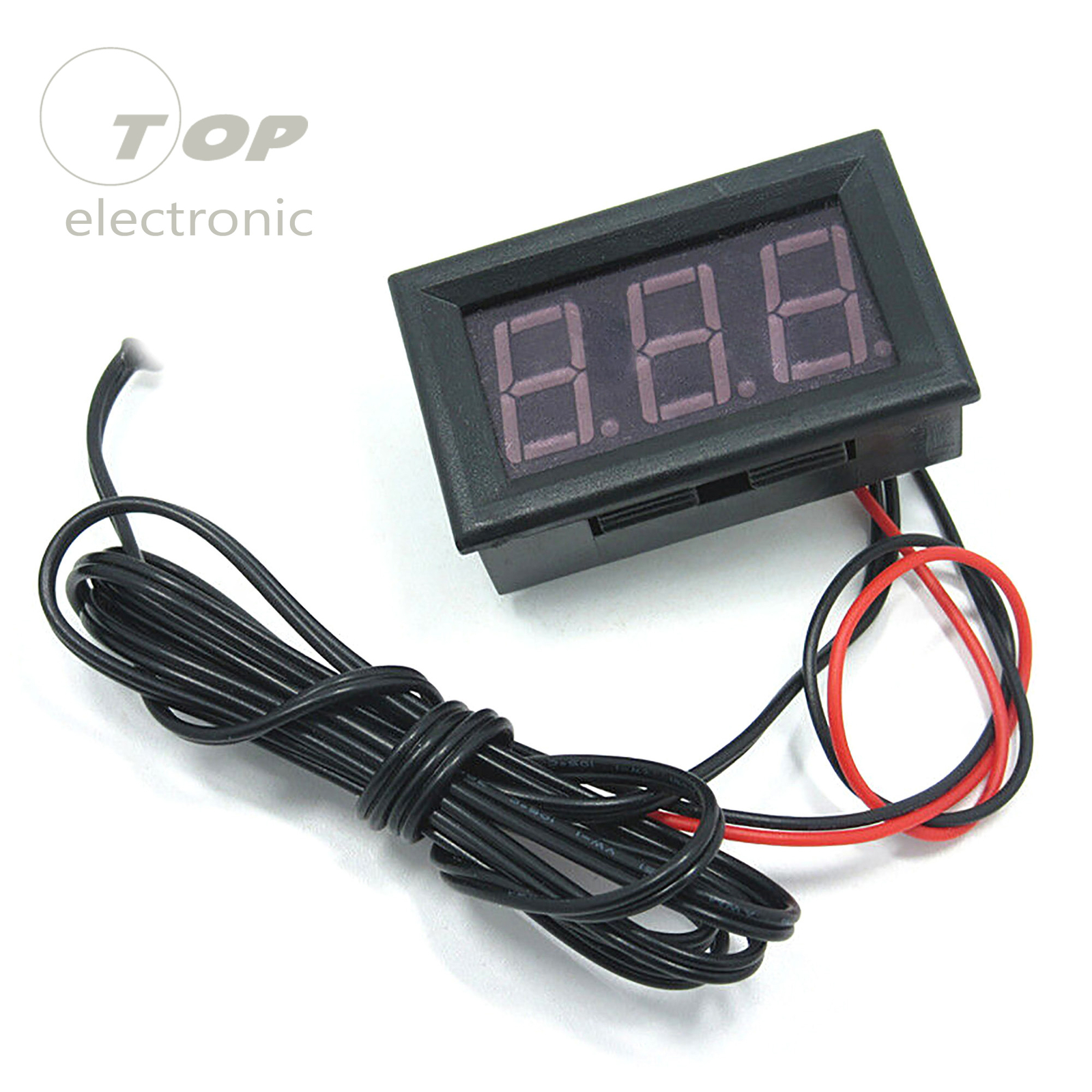 Digital LED Thermometer DC 12V -50 to 110℃ Car Temperature Monitor Meter Blue