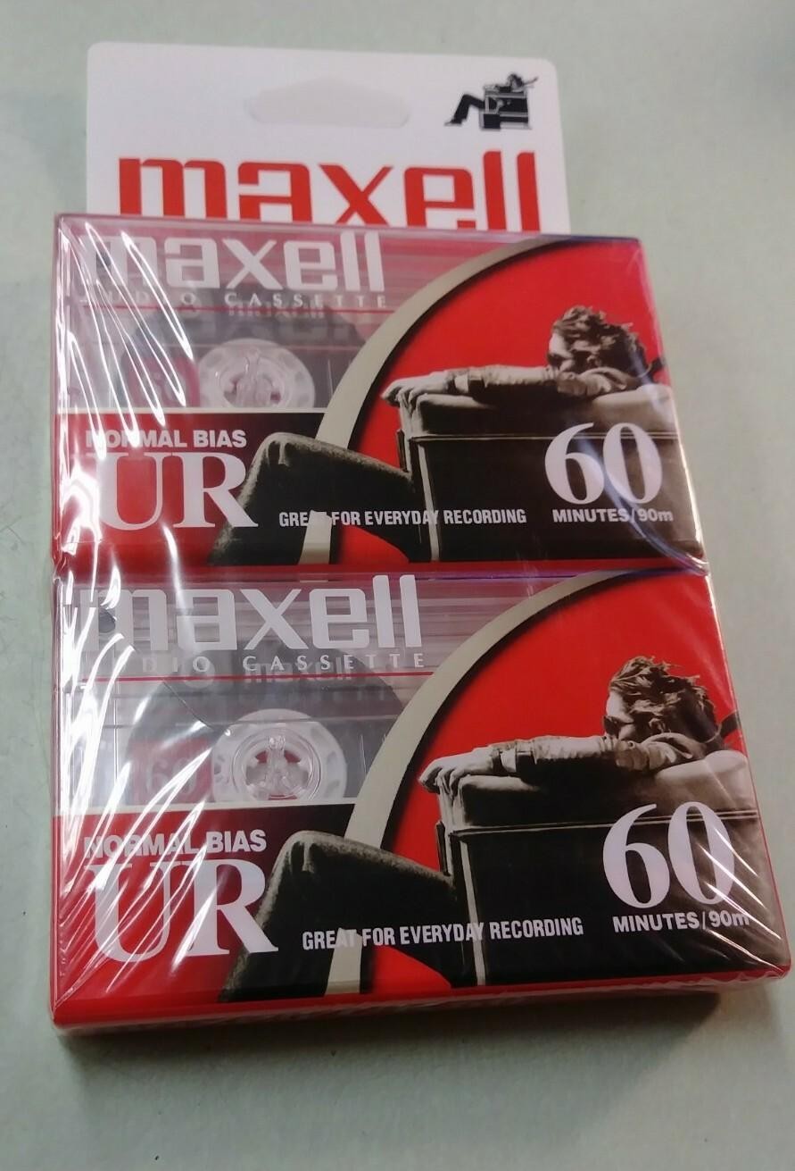 14 Total Tapes Maxell UR60 Normal Bias Audio Cassette Recording !SEALED!