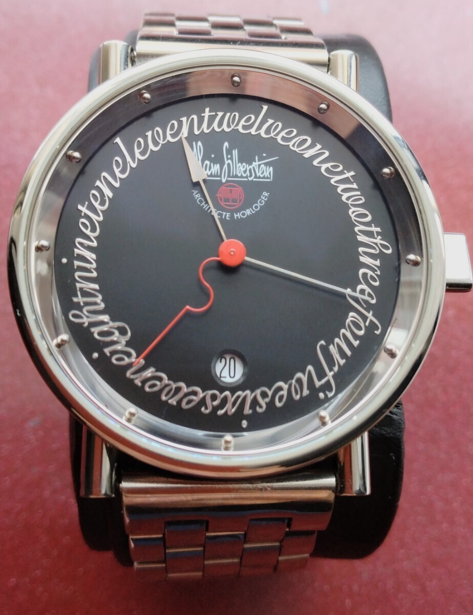 ALAIN SILBERSTEIN Club Large Automatic Black Dial Men’s Watch 500 Limited