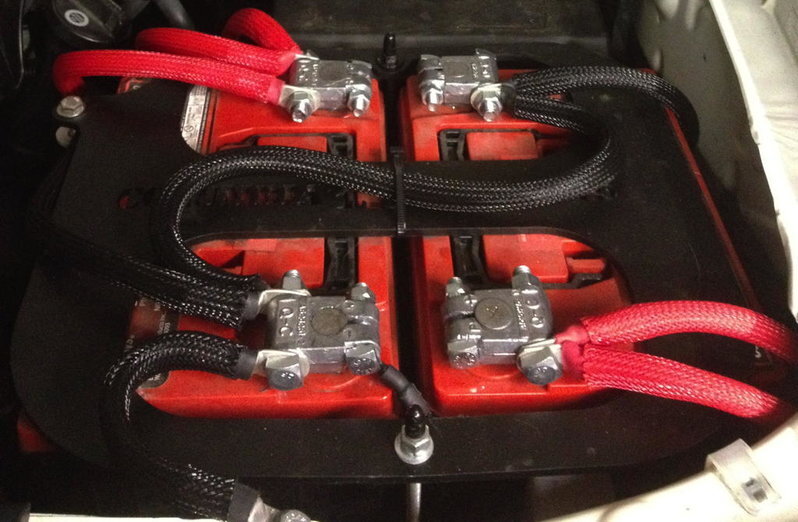 4 ga OFC COPPER Battery Cable Relocation Kit 12’+ 3′- Wiring Marine Grade LOT
