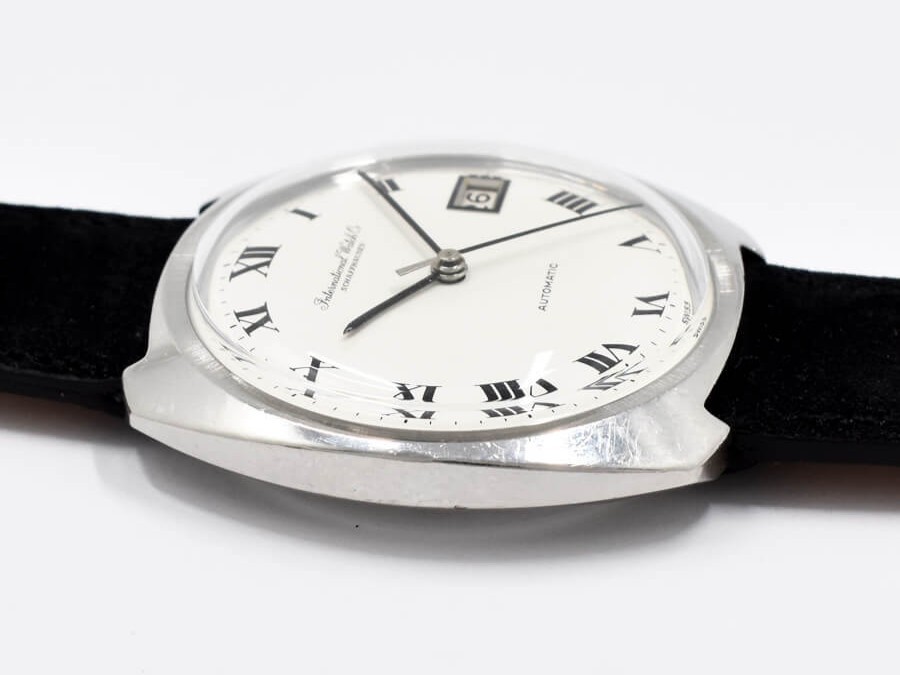 IWC White Roman SSｘLeather Original Dial 1970 WhiteｘBlack Automatic Overhaul