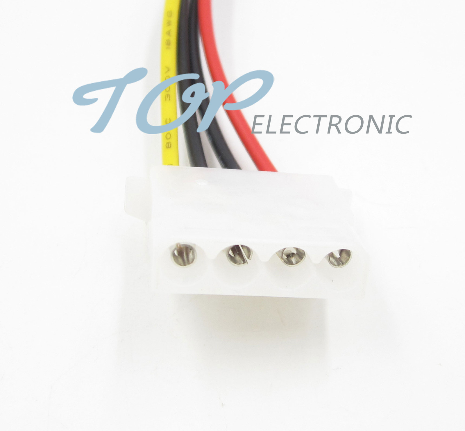 10PCS SATA 15-pin Male Power Cable to Molex IDE 4-pin Female Power Drive Adapter