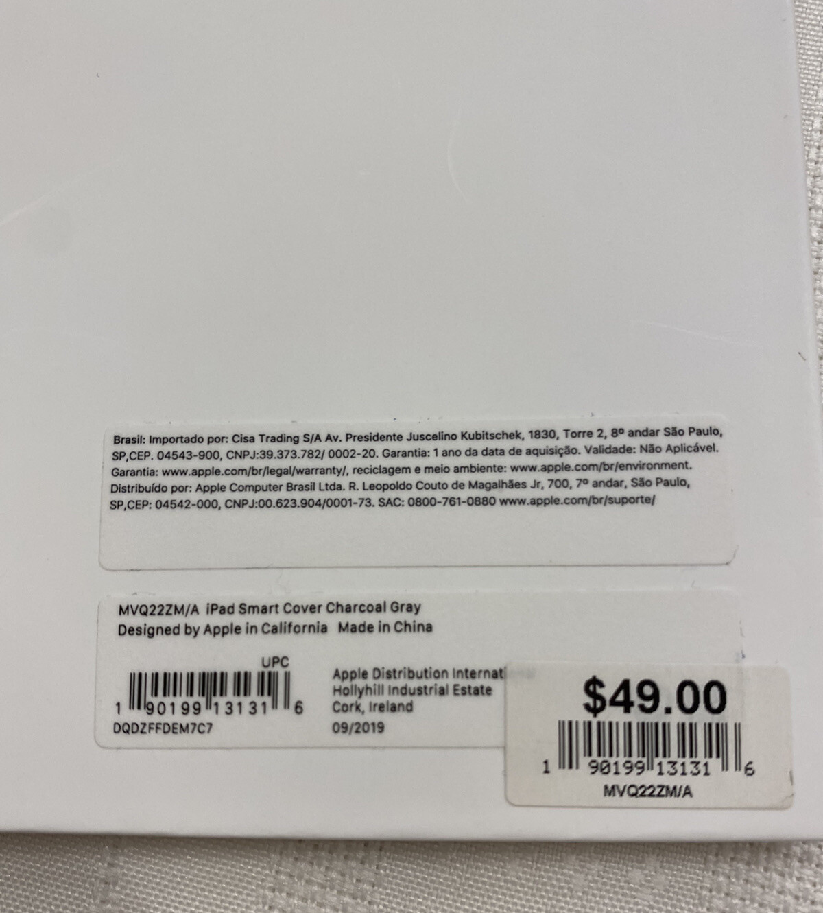 Empty Box iPad Smart Cover
