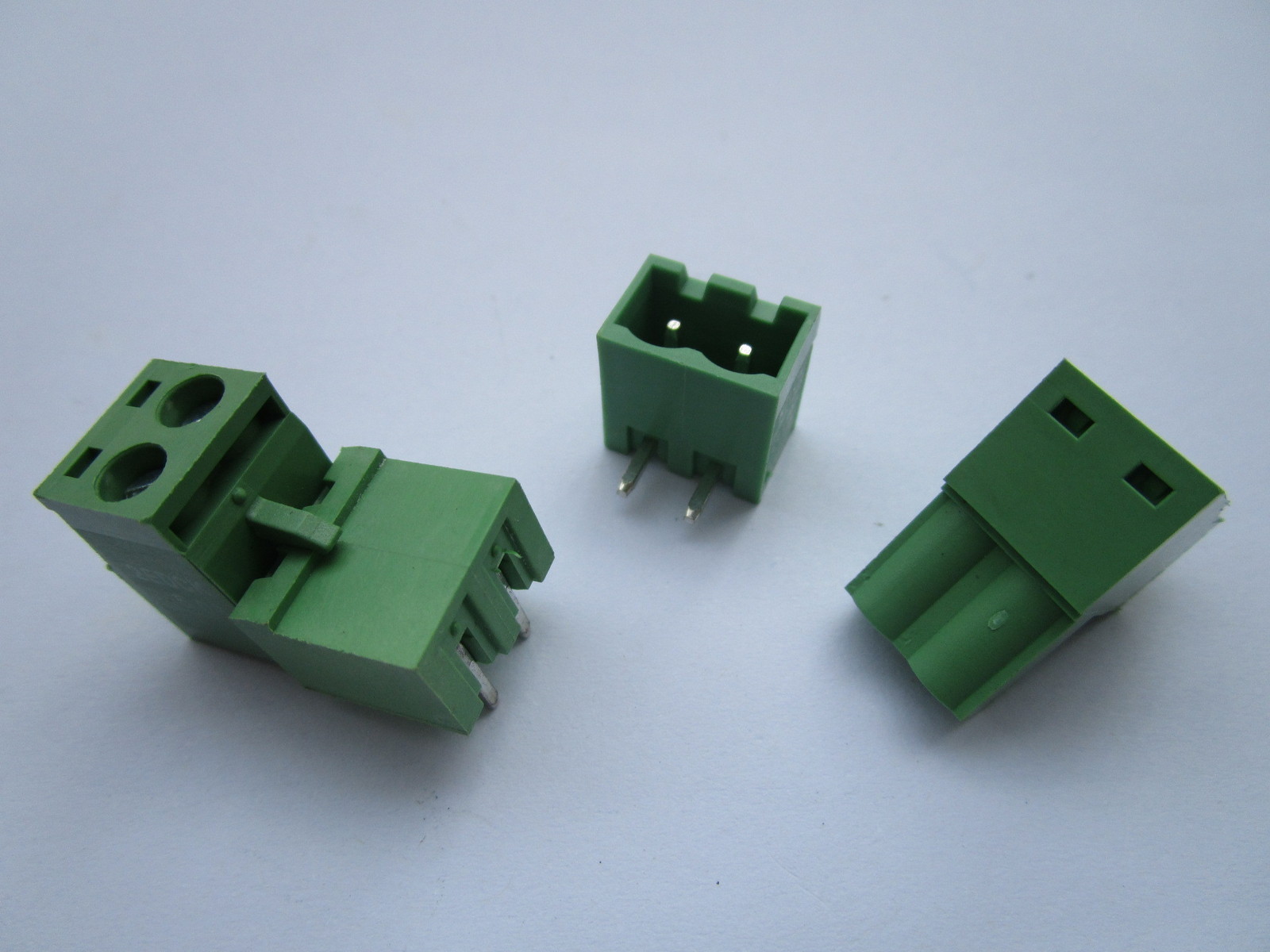 40 pcs 5.08mm Close Angle 2 pin Screw Terminal Block Connector Pluggable Type