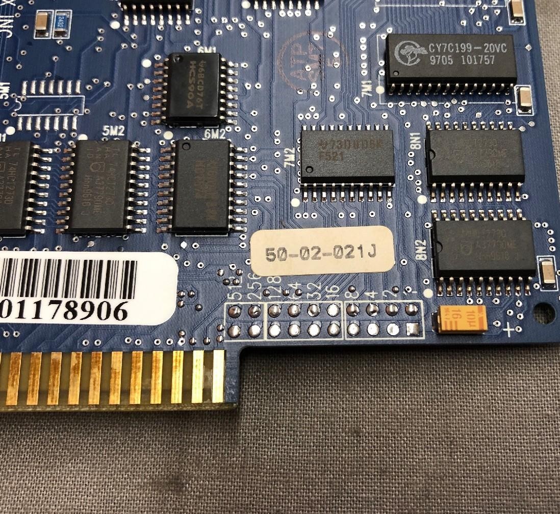 Rhetorex RDSP-M6A 2 Port ISA Voicemail Card 50-02-021J