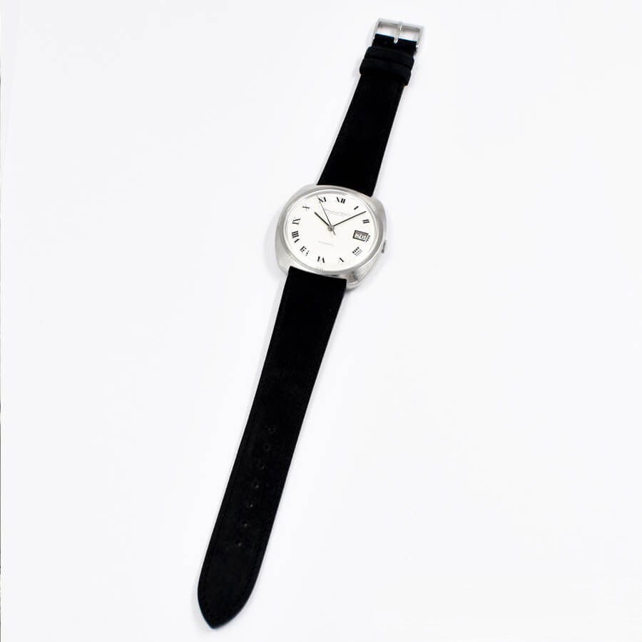 IWC White Roman SSｘLeather Original Dial 1970 WhiteｘBlack Automatic Overhaul