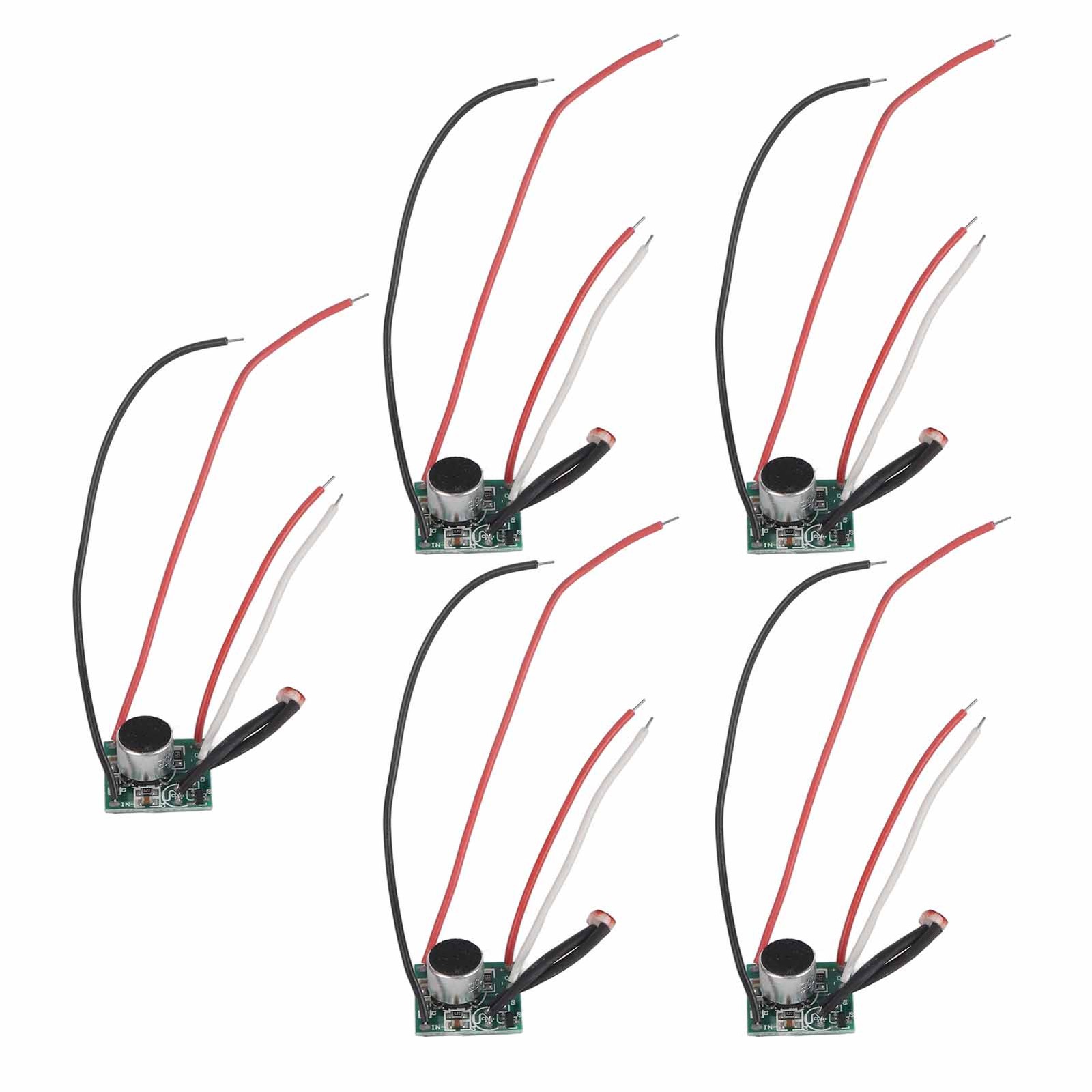 5Pcs Sound Control Switch Module Solar Light Sensor Module Circuit Board New