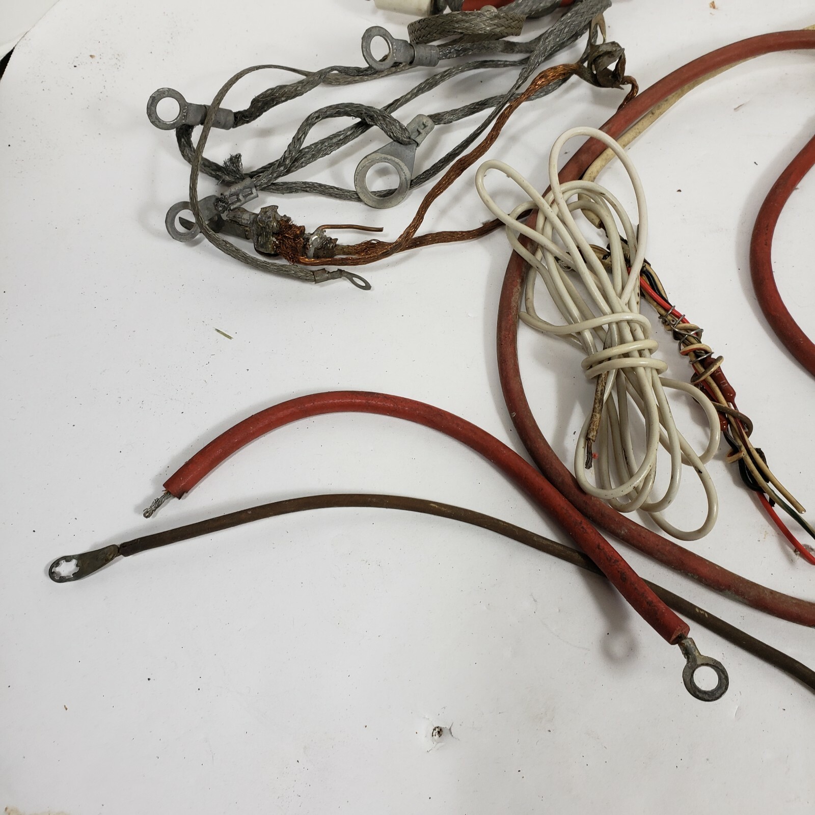 Big Mixed Ham Radio Wire Lot Multiple Lengths Eye Kook Tube Caps