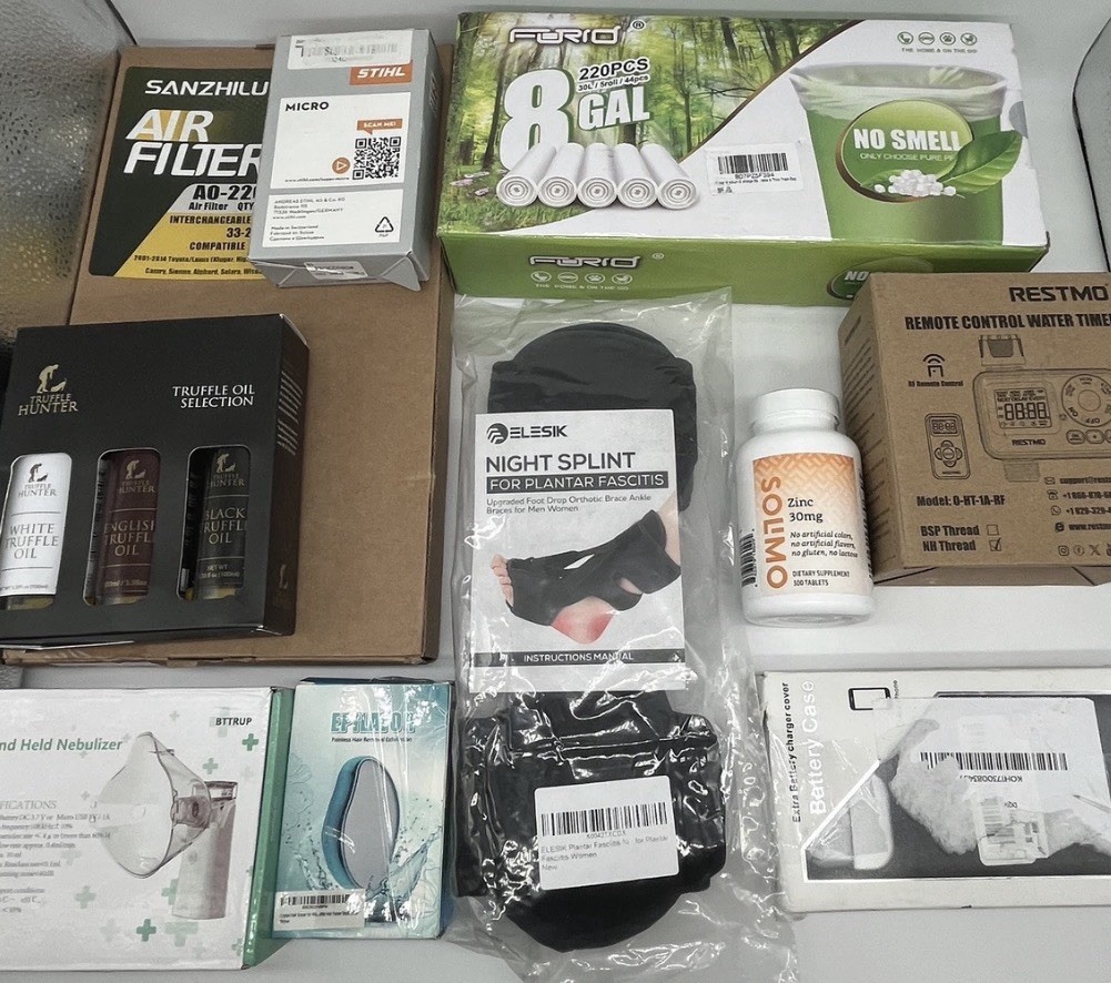 Mystery Box Amazon Liquidation Overstock & Returns +20 Items Mixed Lot Box