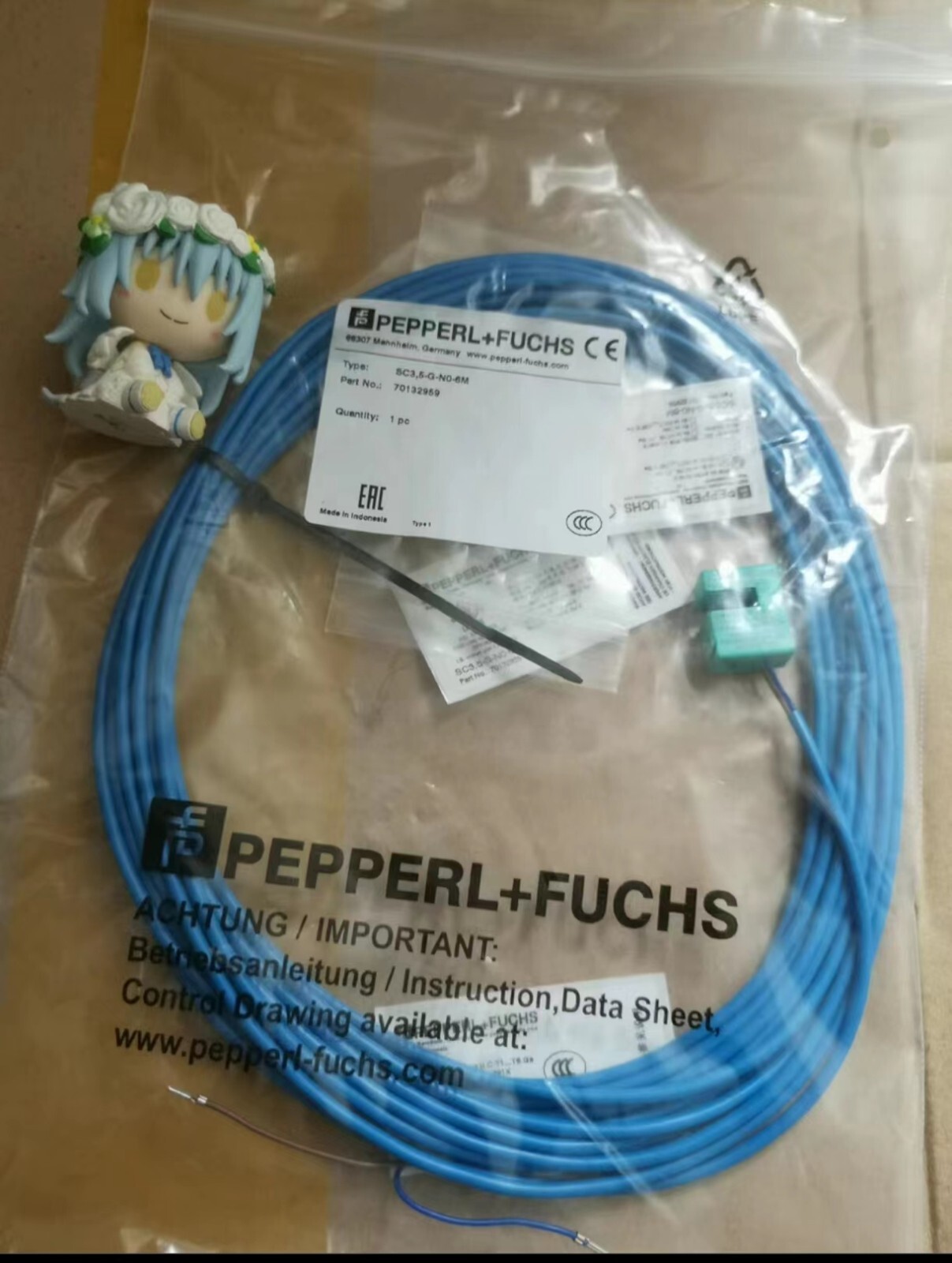 1 PCS Pepperl-Fuchs SC3,5-G-N0-6M IN NEW BOX ALL NEW