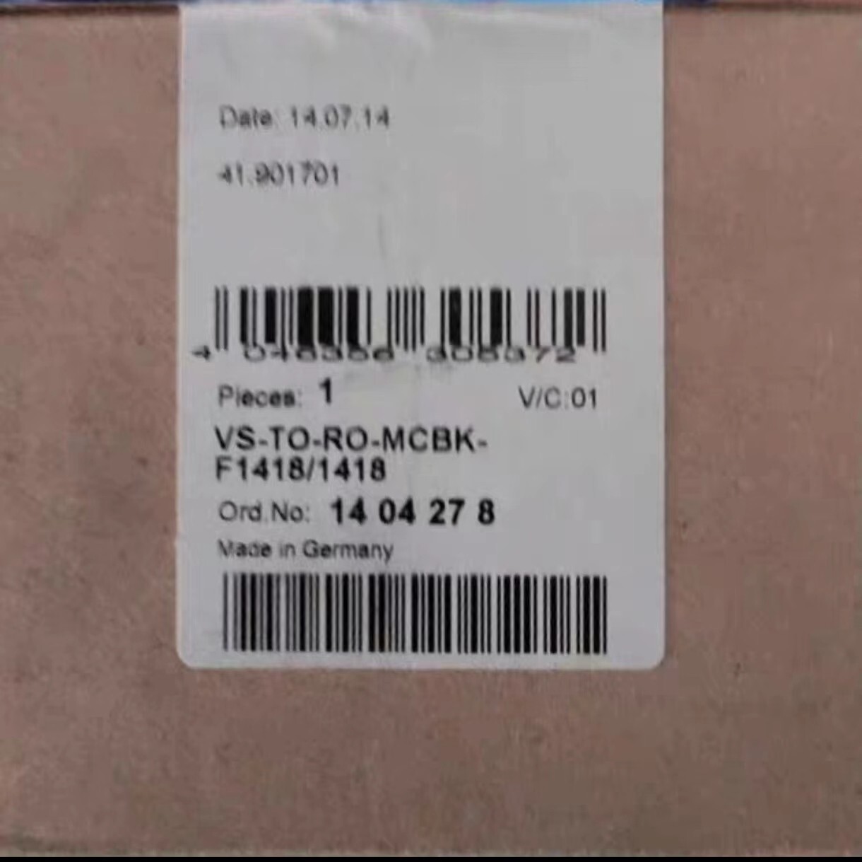 1 PCS Phoenix Contact| VS-TO-RO-MCBK-F1418/1418 ALL NEW IN BOX