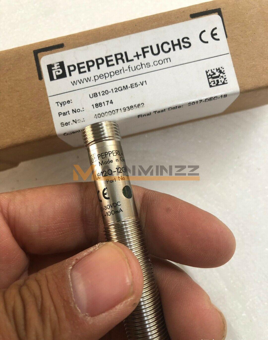 ONE New Pepperl+Fuchs UB120-12GM-E5-V1 188174 Ultrasonic sensor
