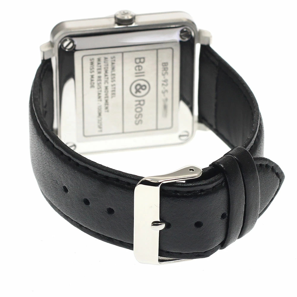 Bell & Ross BRS-92 Black Dial Date Automatic Steel Wristwatch Square