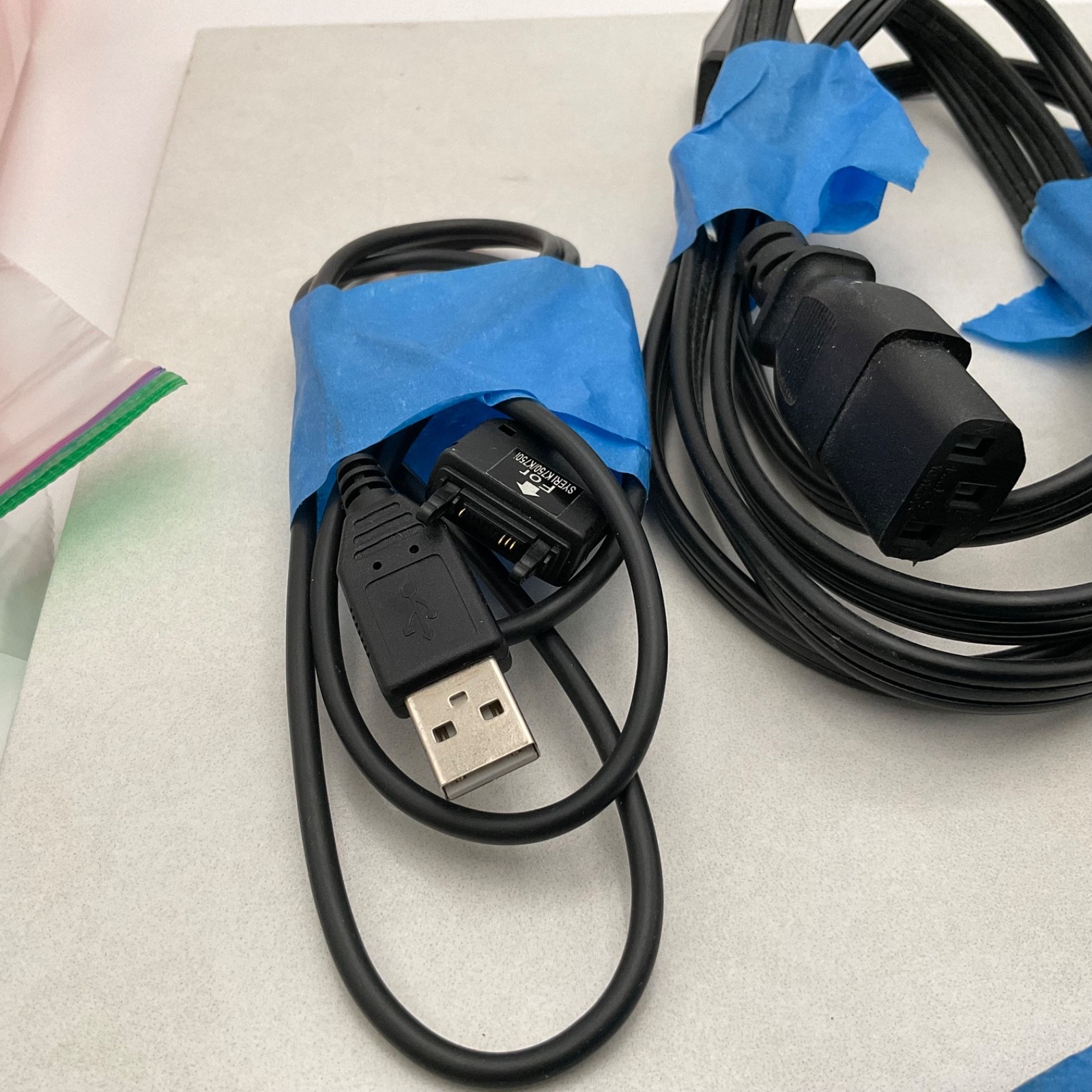 Mix Lot Electronic Cables USB Power Cords Mini USB Samsung Adapter ComputerCable