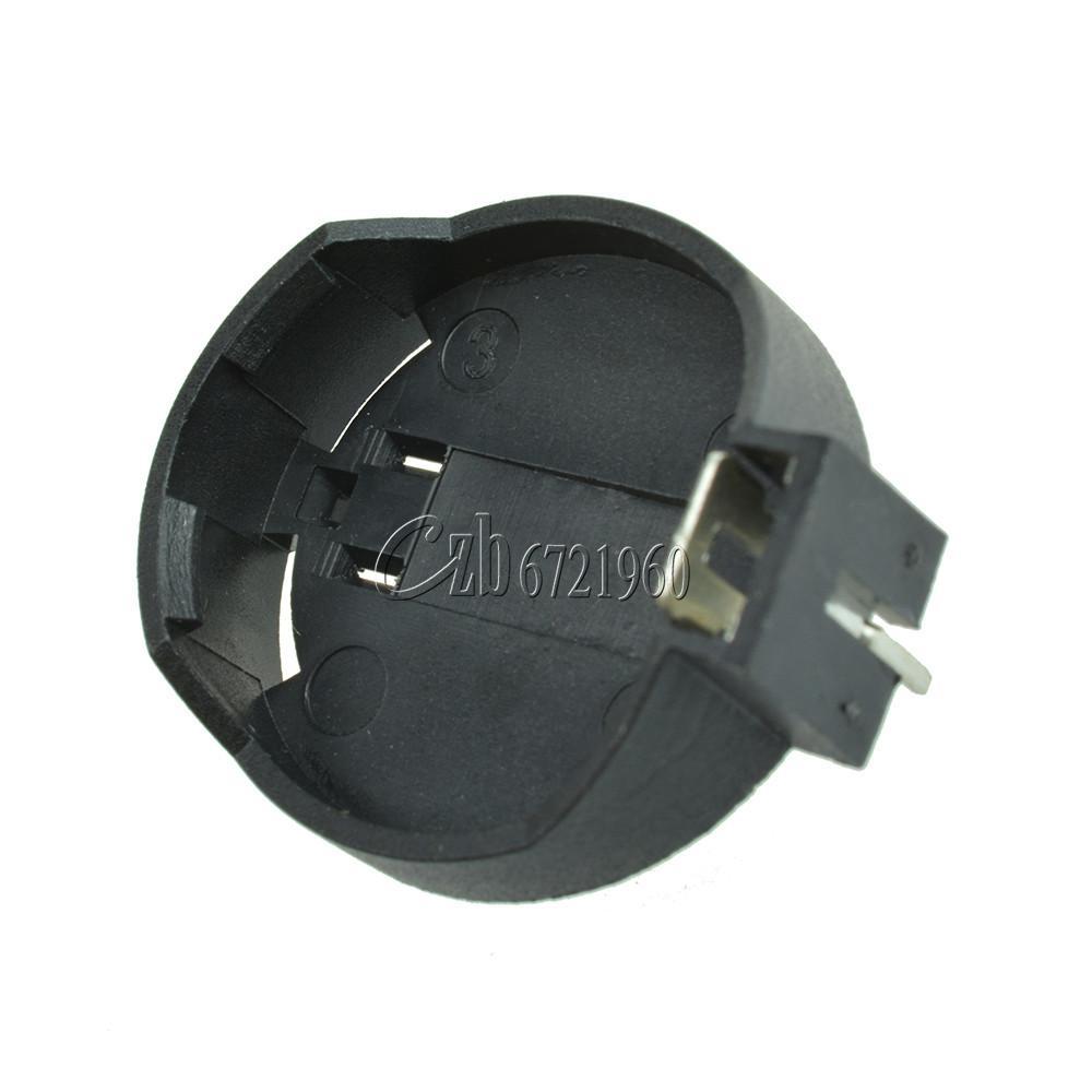100PCS CR2025 CR2032 3V Button Coin Cell Battery Holder Socket Box Case ROHS