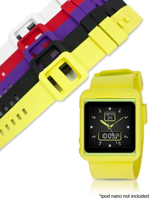 Lot 250 PURPLE Silicone Watch Band Wrist Cover Apple iPod Nano 6th generation