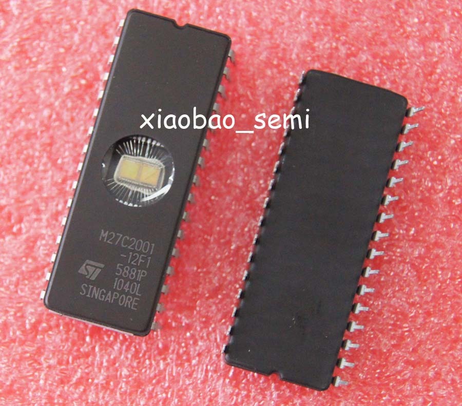 10pcs M27C2001-12F1 EPROM UV 2MBIT 120NS 32CDIP