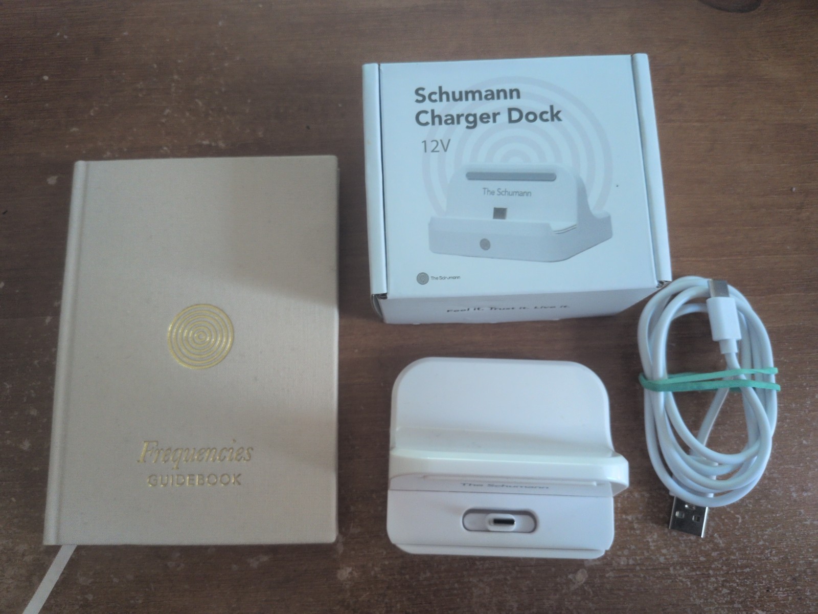 The Schumann white charging station and frequency guidebook