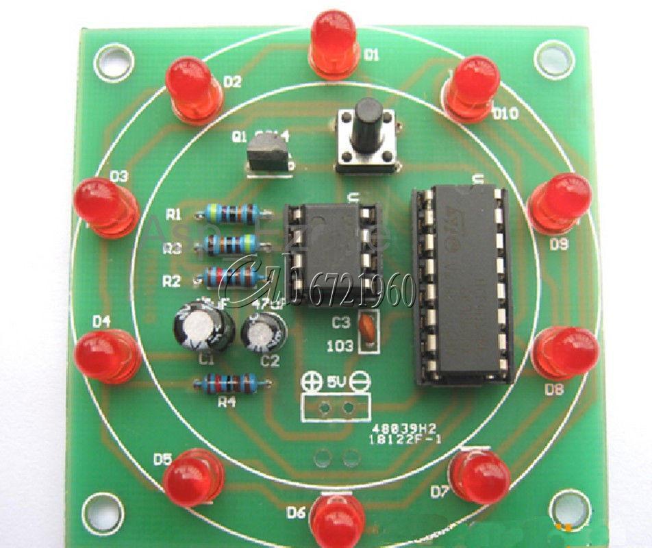 Electronic Lucky Rotary Suite DIY Kits Production Parts Lucky Rotary