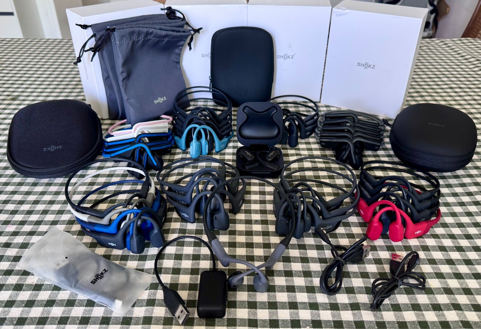 SHOKZ WHOLESALE JOB LOT 35x MIX OpenRun Pro 2 Swim OpenFit Repair Parts
