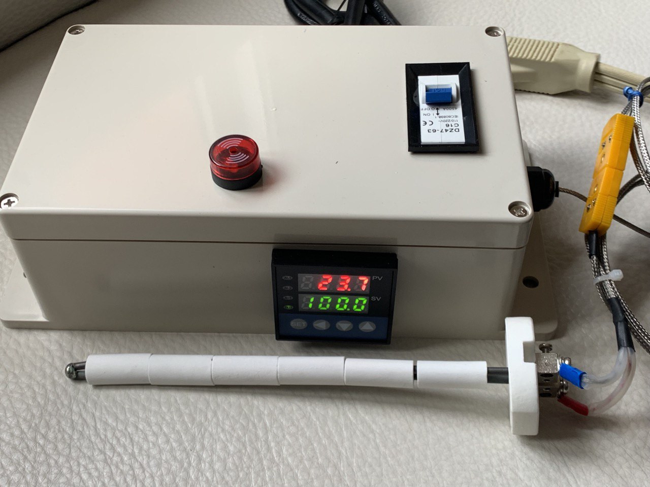 Plug & Play PID Programmable Temperature Controller Box SSR Kiln Annealing Glaze