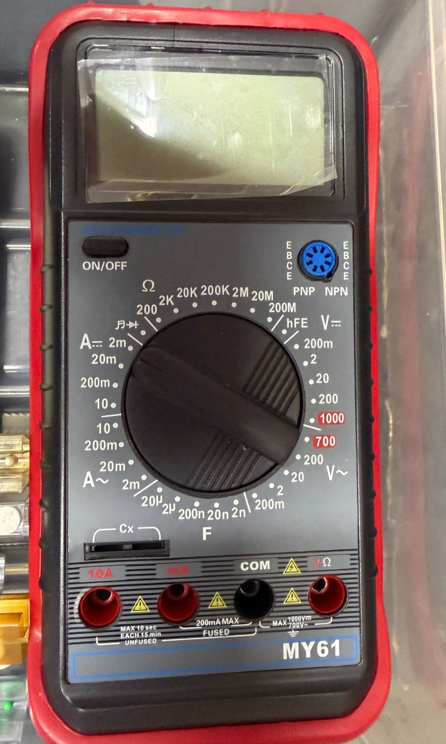 MY-61 MULTI METER AND ASSORTED ELECTRONICS